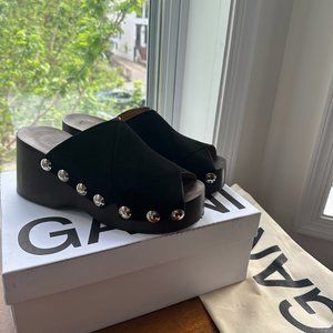 Ganni Studded Clogs
